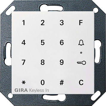 GIRA - Numeronäpp. IP20 Sys 55 VAL - Gira Keyless In