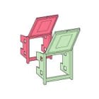 SCHNEIDER ELECTRIC - Actassi liittimille - Värirengas musta pölyluukulla