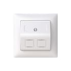 ABB - Datarasia SAGA - Datarasia 2xCAT6 UTP 85mm vino