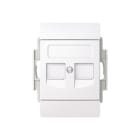 ABB - Datarasia SAGA - Datarasia 2xRJ45 keyston 100mm