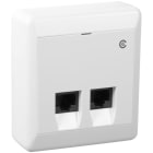 ELKO - Telerasia ELKO RS Nordic - 2xRJ45 CAT6 UTP VAL SUORA PA