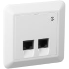 ELKO - Telerasia ELKO RS Nordic - 2xRJ45 CAT6 UTP VAL SUORA UPPO