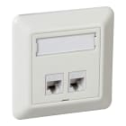 ELKO - Telerasia ELKO RS16 - 2XRJ45 CAT6 UTP VAL SUORA