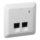 ELKO - Telerasia ELKO RS16 - 2xRJ45 CAT6 UTP VAL SUORA UPPO