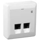 ELKO - Telerasia ELKO RS16 - 2xRJ45 CAT6 UTP VAL SUORA PA