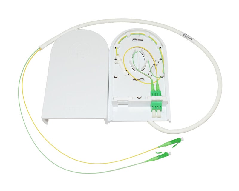 ORBIS - Päätekotelo esikytketty - Orbis-kotelo 2 LC APC/APC 80m
