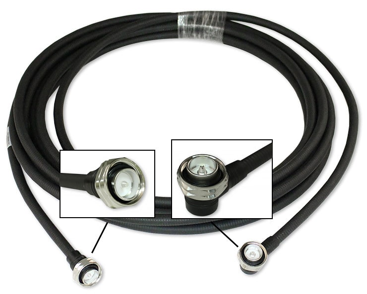 ORBIS - Jumpperi 10m 7/16m - 7/16m90 - 3001315 1/2 LSZH/UV Dca