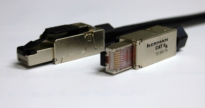 KERMAN - Liitin-CAT6a - RJ45 Kenttäliitin Cat6A STP