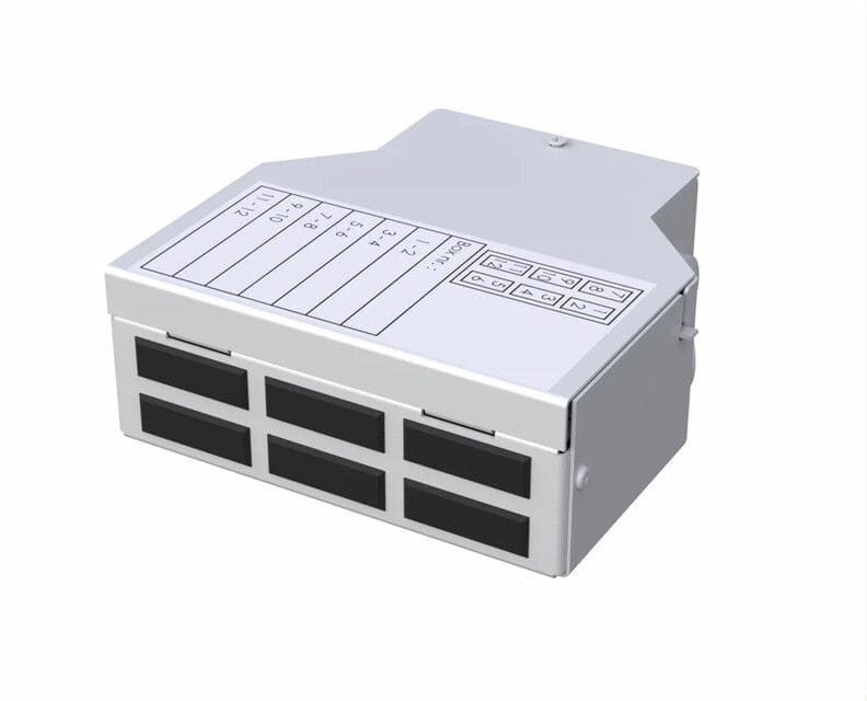 MELBYE - Paneeli-kuitu - Mini-ODF 24F 6xSCD/LCQ DIN