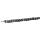 AURDEL - Pistorasiapaneeli - 19 1U Virtapaneeli 15xCEE 7/3