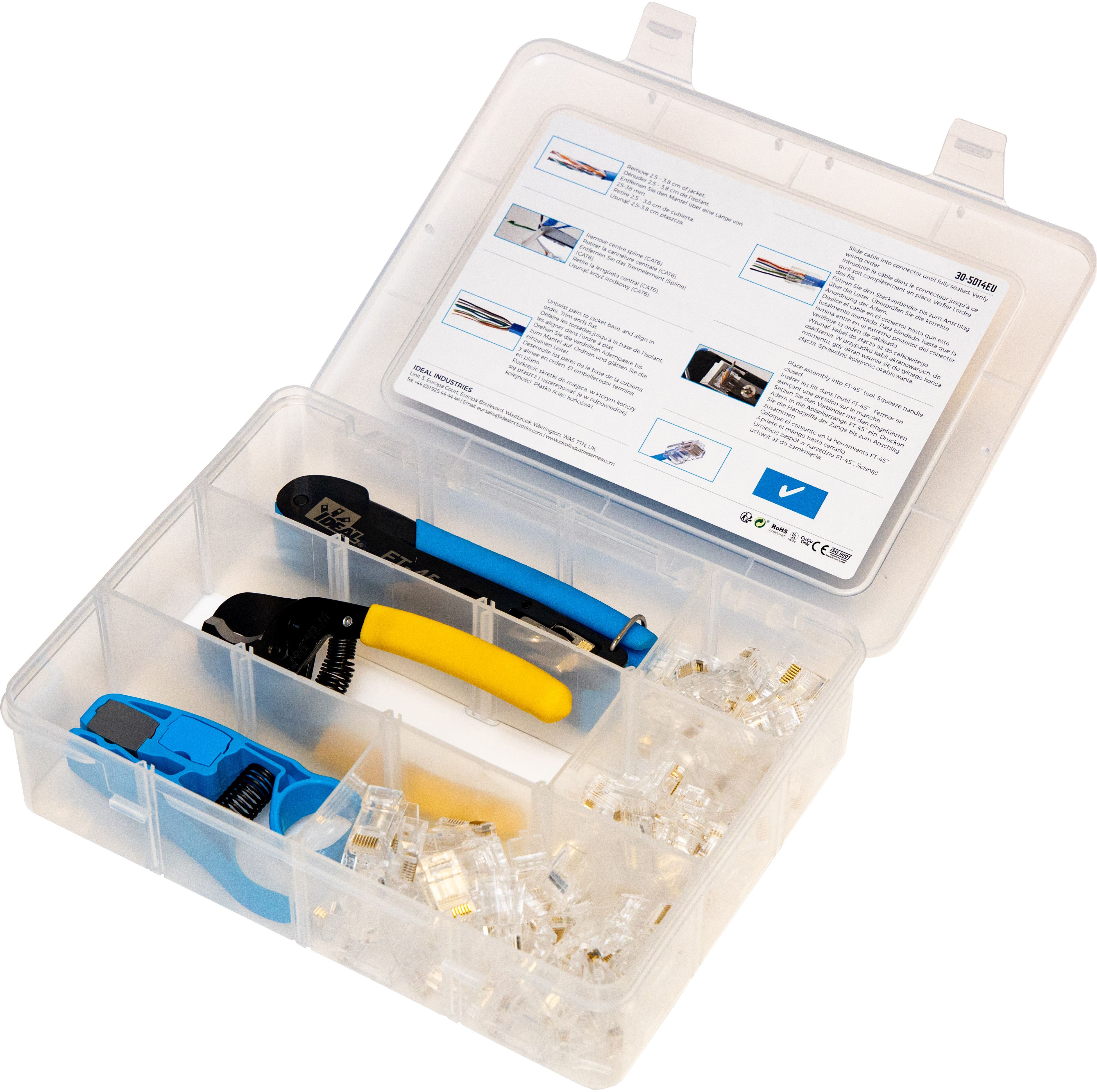 IDEAL - Työkalu - Ideal FT-45 KIT RJ45-liitimille