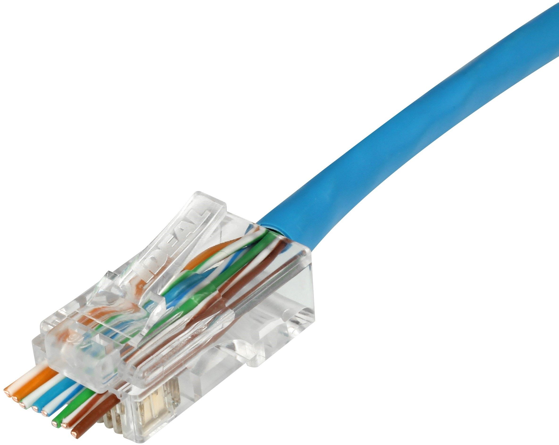 IDEAL - Liitin - Ideal CAT5E RJ45 uros 100kpl
