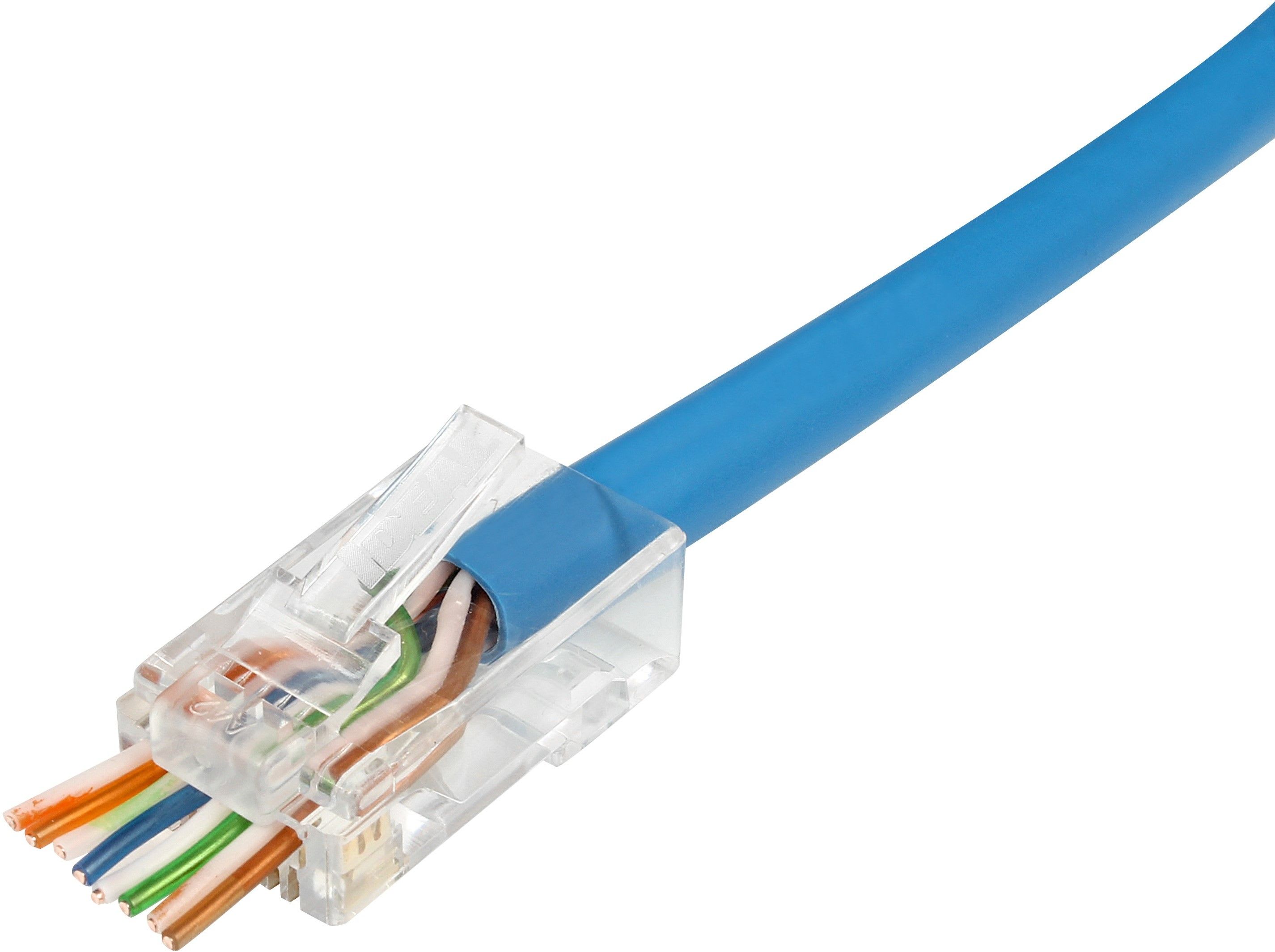 IDEAL - Liitin - Ideal CAT6 RJ45 uros 100kpl