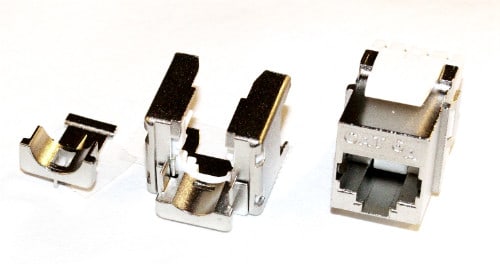 ORBIS - Liitin-CAT6a - Cat6A STP Keystone