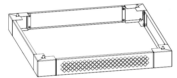 LAUKAMO ELECTROMEC - Kaappitarvike - LT25506 sokkeli 800x1200x100