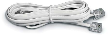 BCC SOLUTIONS - Kytkentäkaapeli RJ11/RJ45 2m - TSA64-200/8W (valkoinen)