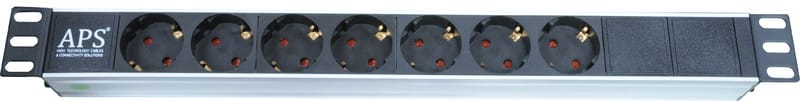 APS - Pistorasiapaneeli - MCR7ALNC PR-paneeli 7xschuko