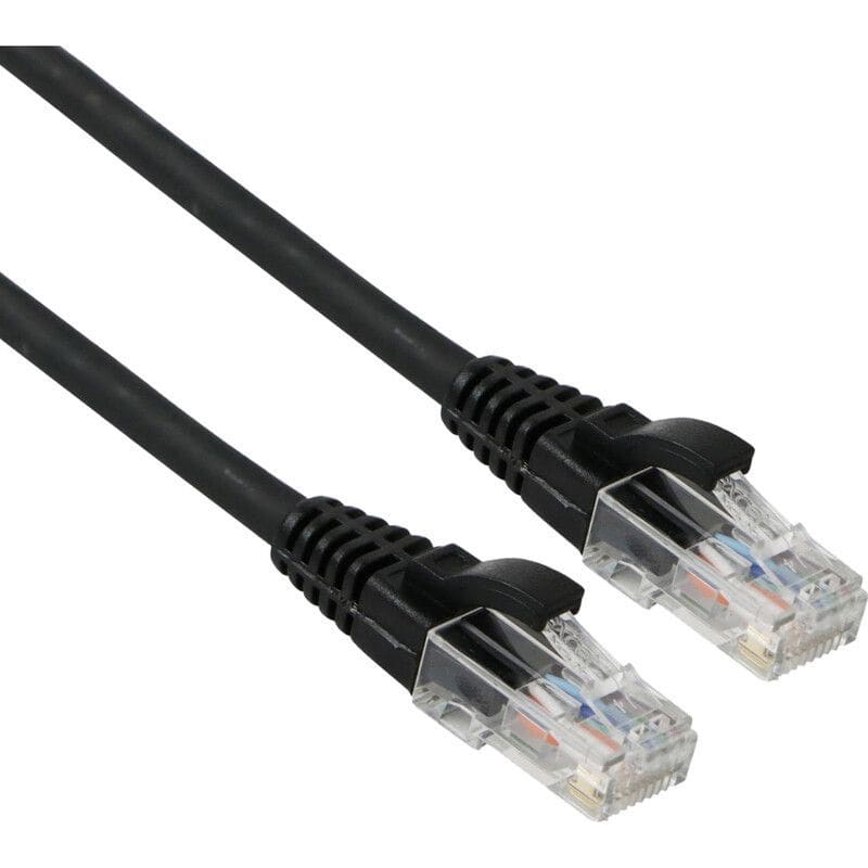 EXCEL NETWORKING - Kytkentäkaapeli kat6UTP 2m mus - 100-360