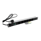 EXCEL NETWORKING - Pistorasiapaneeli - 555-072 PR-paneeli 6xschuko+K