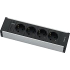 EXCEL NETWORKING - Pistorasiapaneeli - 555-065 PR-moduuli 4xSchuko