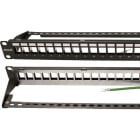 EXCEL NETWORKING - Paneeli-kupari - 24P 1U keystone 19 MU