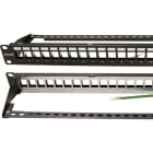 EXCEL NETWORKING - Paneeli-kupari - 24P 1U keystone 19 MU