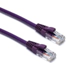 EXCEL NETWORKING - Kytkentäkaapeli-CAT6 - Cat6 UTP 0.3m violetti 10kpl