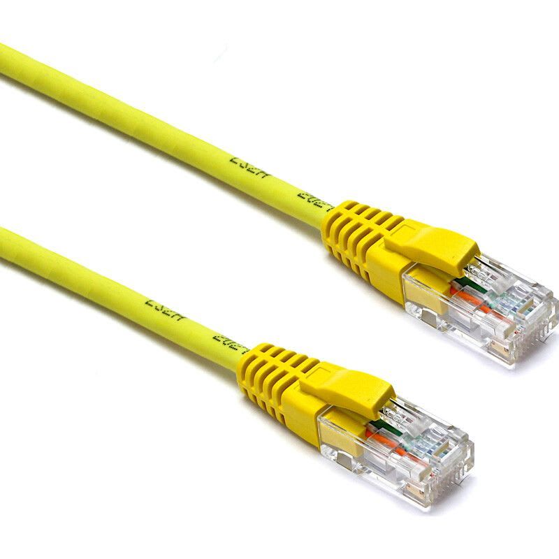 EXCEL NETWORKING - Kytkentäkaapeli-CAT6 - EXL C6 0.3M UU LSOH PL YW PK10