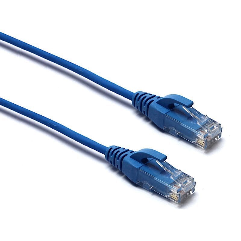 EXCEL NETWORKING - Kytkentäkaapeli-CAT6 - EXL C6 1M UTP LSOH MINI PL BLU