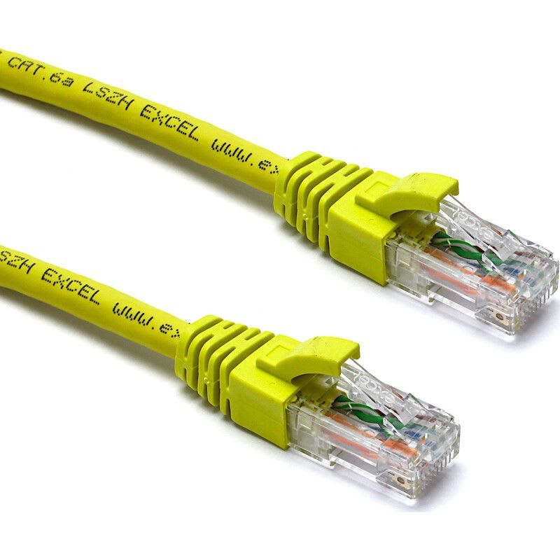 EXCEL NETWORKING - Kytkentäkaapeli-CAT6a - EXCEL CAT6A 5M UUTP LSOH PL-YW