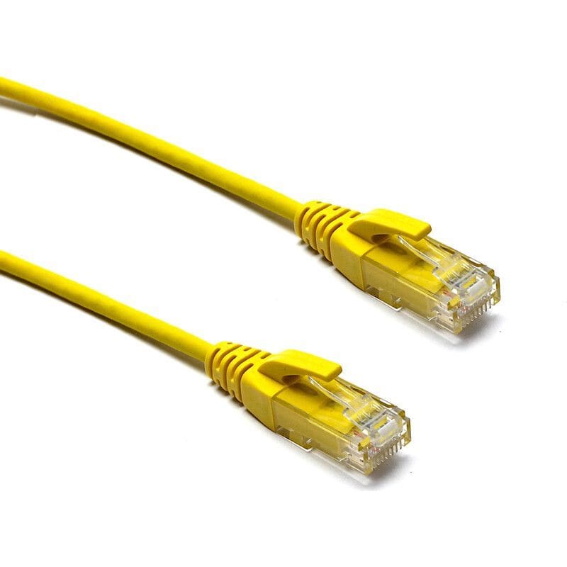 EXCEL NETWORKING - Kytkentäkaapeli-CAT6 - EXL C6 2M UTP LSOH MINI PL YLW