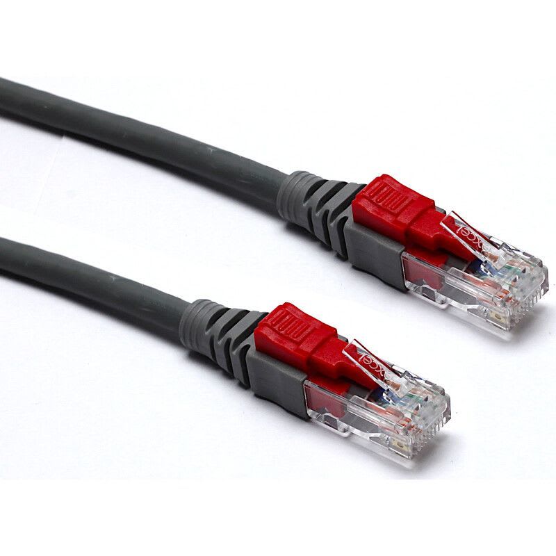 EXCEL NETWORKING - Kytkentäkaapeli-CAT6 - EXL C6 1M UUTP LSOH LOCK PL-GE