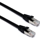 EXCEL NETWORKING - Kytkentäkaapeli-CAT6a - EXL C6A 1.5M FFTP LSOH PL BLK