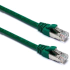 EXCEL NETWORKING - Kytkentäkaapeli-CAT6a - 215MM END-END P/CORD C6A GN