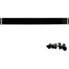 EXCEL NETWORKING - Kaappitarvike - EXL 1U BLANK PLATE BLACK