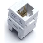 EXCEL NETWORKING - Liitin-CAT6a - EXL CAT6A UNSCRN IDC K/JACK-WT