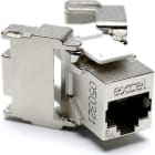 EXCEL NETWORKING - Liitin-CAT6a - EXL C6A SCREEN T/LESS JACK-BP