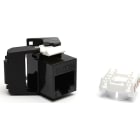 EXCEL NETWORKING - Liitin-CAT6 - EXL C6 L/P UNSC T/LESS JCK-BK