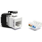 EXCEL NETWORKING - Liitin-CAT6 - EXL C6 L/P UNSCR T/LESS JCK-WH