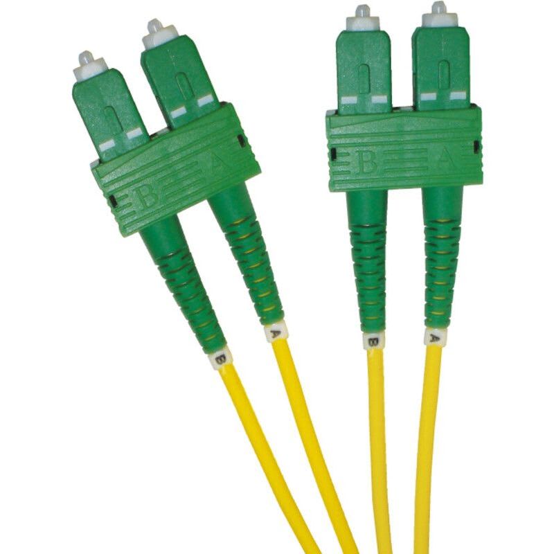 EXCEL NETWORKING - Kytkentäkaapeli-kuitu - OS2 P/L SC/APC-SC/APC DX YW 2M