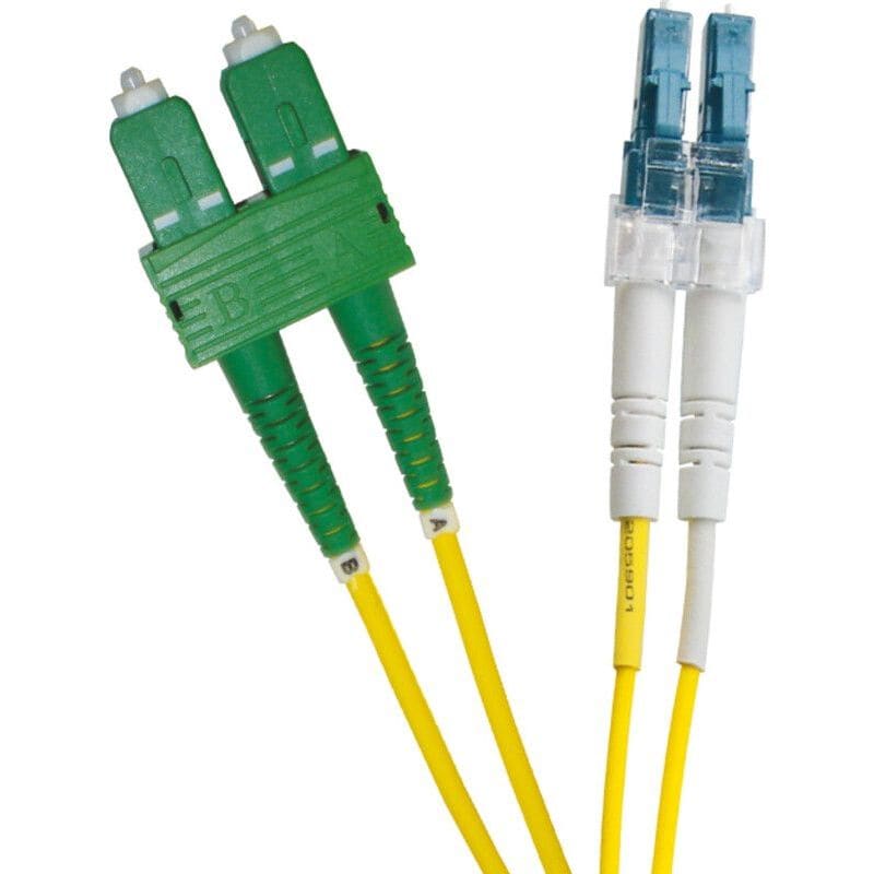 EXCEL NETWORKING - Kytkentäkaapeli-kuitu - OS2 P/L SC/APC-LC/UPC DX YW 1M