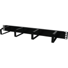 EXCEL NETWORKING - Ohjuripaneeli - 1U C/MAN BR 4MHOOP 100MM DP BK