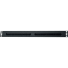 EXCEL NETWORKING - Kaappitarvike - EXL 1U LETTERBOX PLATE BLACK