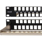 EXCEL NETWORKING - Paneeli-kupari - 48 PORT 1U KEYSTONE P/P UTP