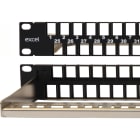 EXCEL NETWORKING - Paneeli-kupari - 48 PORT 1U KEYSTONE P/P UTP
