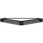 EXCEL NETWORKING - Paneeli-kupari - EXL 48P KEYSTONE V P/PANEL BK