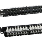 EXCEL NETWORKING - Paneeli-esikytketty - EXL CAT6 48P 1U R/A PCB P/P BK