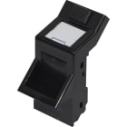 EXCEL NETWORKING - Liitinlevy - EXL C6A KULMASULJIN 50X25MM BK