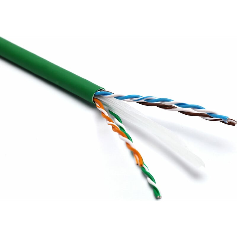 EXCEL NETWORKING - Kytkentäkaapeli-CAT6 - CAT6 U/UTP DCA 305M BX GN GN