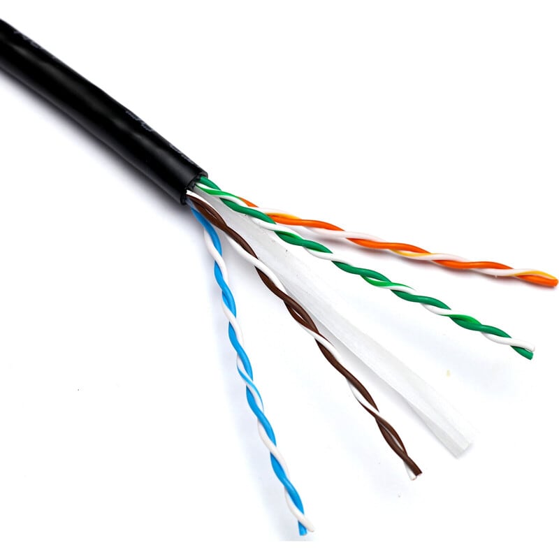 EXCEL NETWORKING - Kytkentäkaapeli-CAT6 - CAT6 U/UTP EXT FCA 500M RL BK